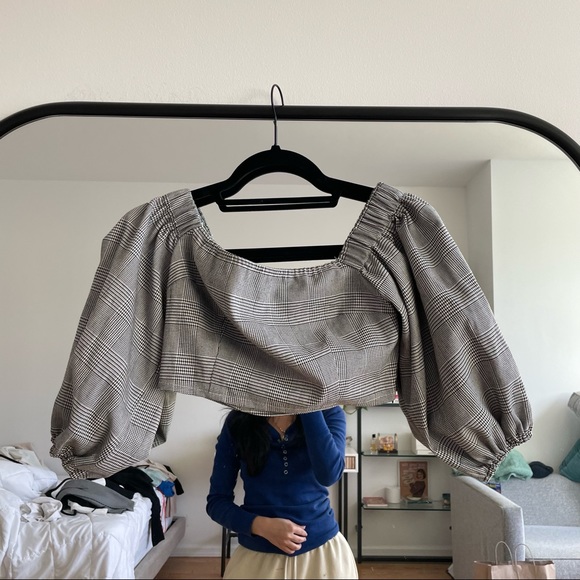 Forever 21 plaid crop top - Picture 1 of 3